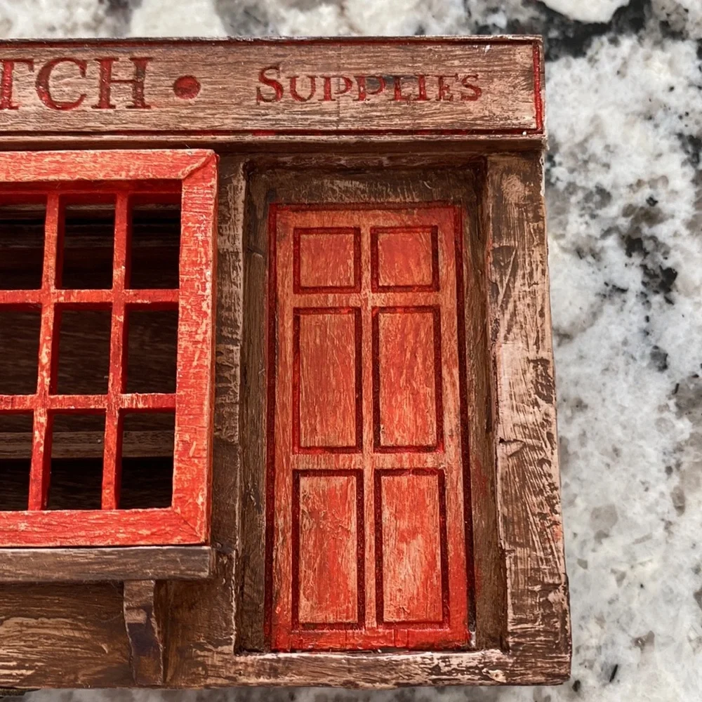 Harry Potter Quidditch Supplies Broom wooden pencil holder handmade from Etsy